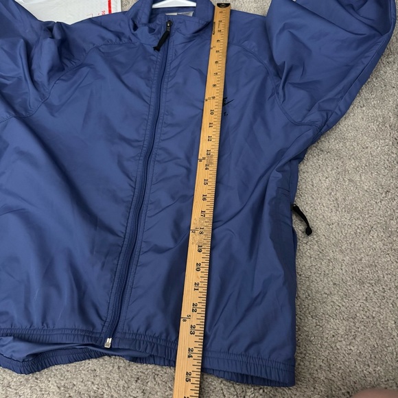 Nike ACG F.I.T Windbreaker Jacket Mens Size M Blue Full Zipper YKK ZIP Y2K - Picture 7 of 15